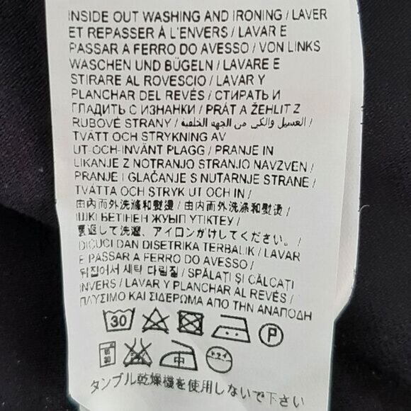 DESIGUAL \ Pleated Pull-On Elastic Waist Soft Knee Length Skirt Floral Black M - Picture 14 of 15